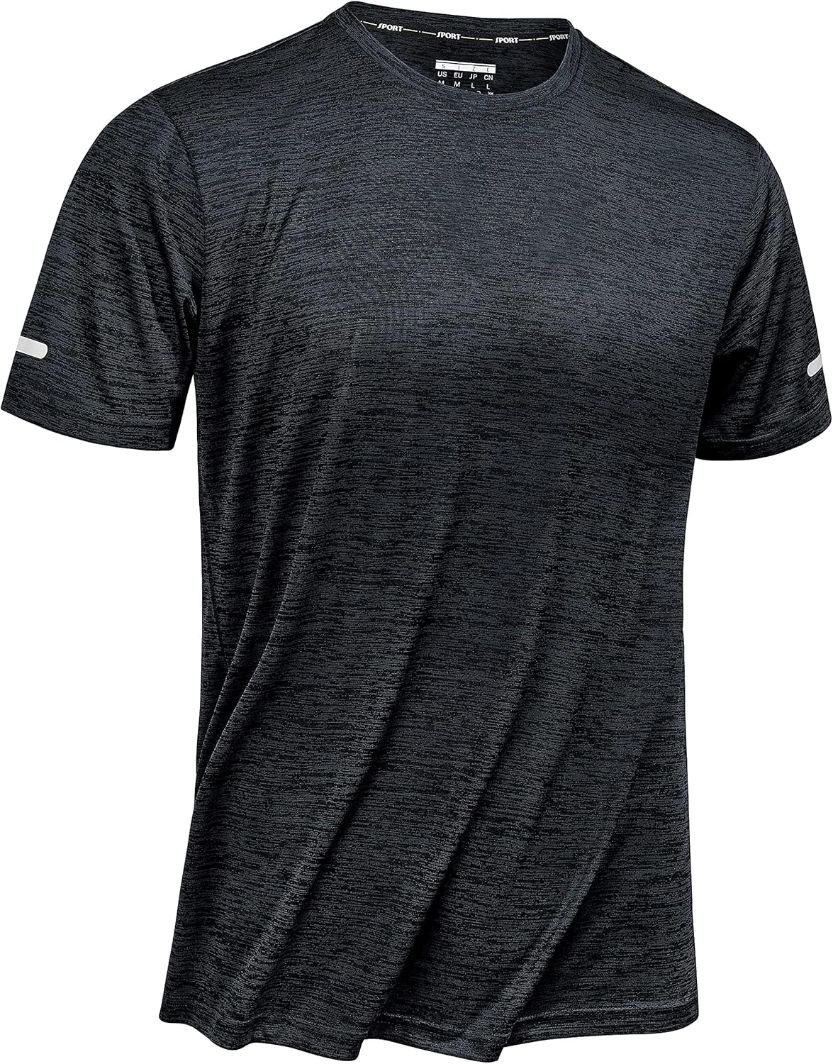 TACVASEN Men's Athletic T-Shirts Quick Dry Short Sleeve Crew Neck Running Workout Gym T-Shirt