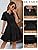 heekpek Womens Summer Dresses Trendy 2025 Mini V Neck Short Sleeve Cotton Dress Beach Vacation Casual Cute Hollow Out Ruffle