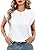 heekpek Cap Sleeve Tops for Women Summer Tank Tops Casual Sleeveless Crewneck Basic Tee Shirts Trendy Blouses Loose Fit 2025