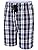 MoFiz Men's Sleepwear Shorts Pajama Bottom Lounge Short Plaid Button Open Fly 3Pack