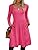 Zeagoo Women Casual Dress with Pockets Winter Sweater Dress 2025 Red