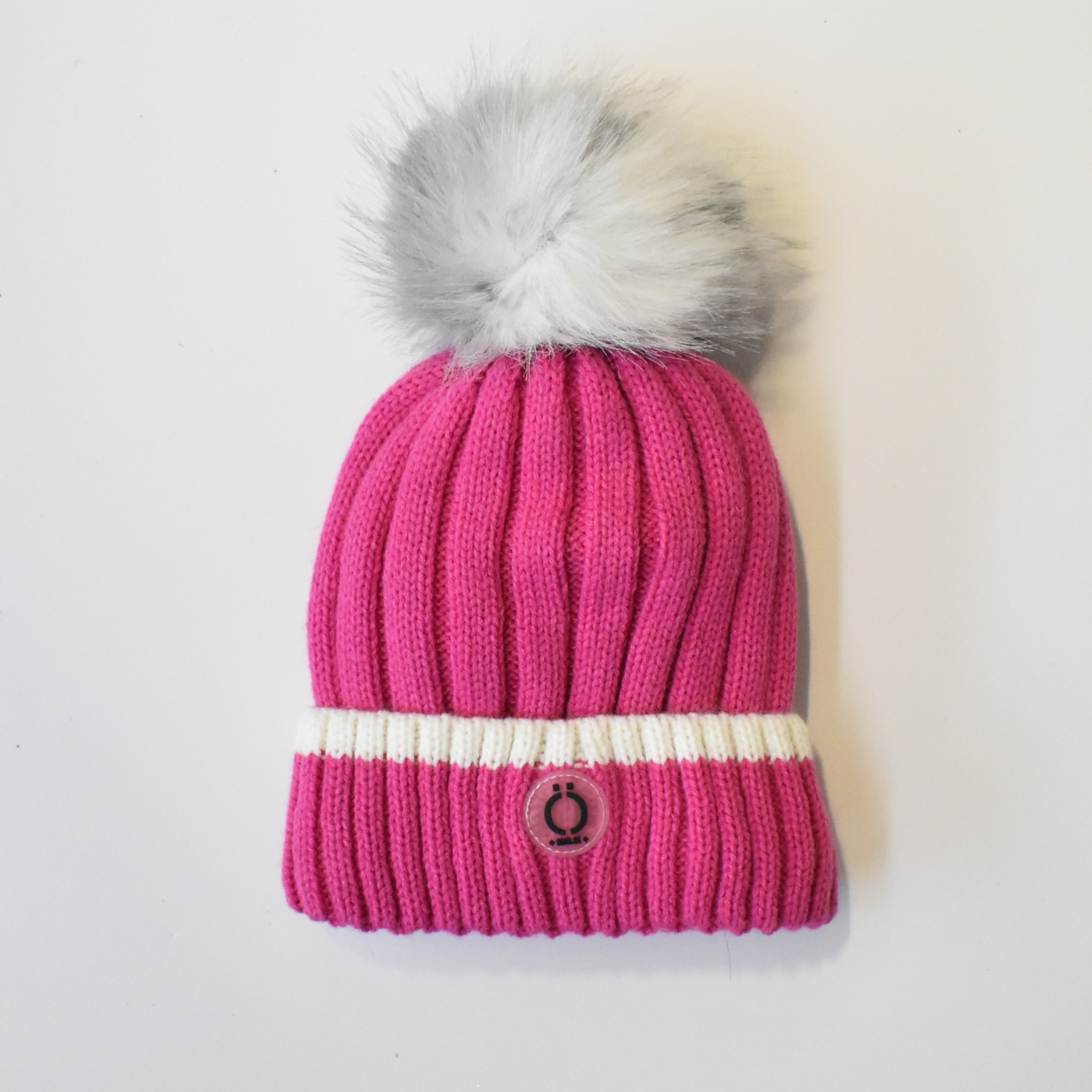 Fushia Stripe Tuque
