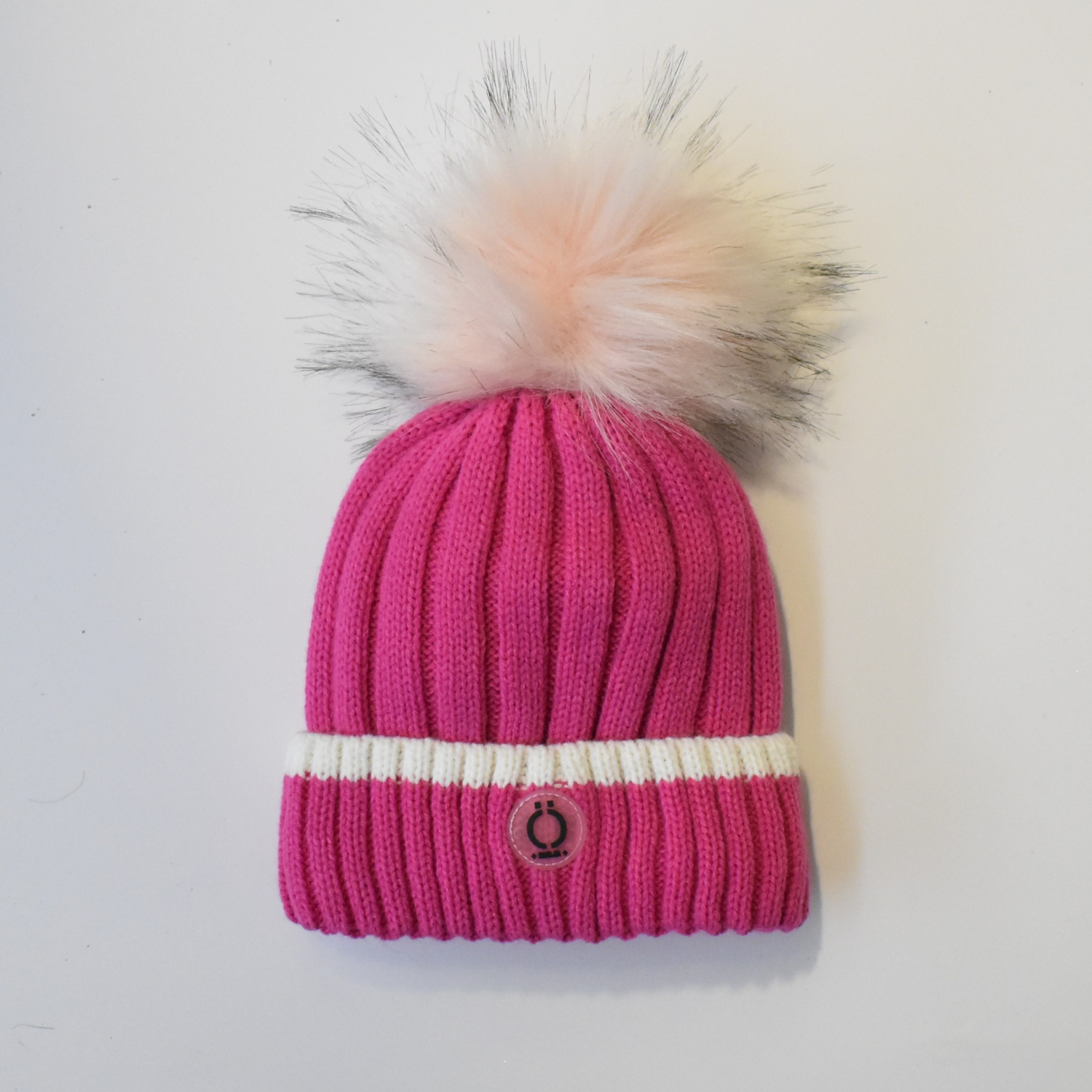 Fushia Stripe Tuque