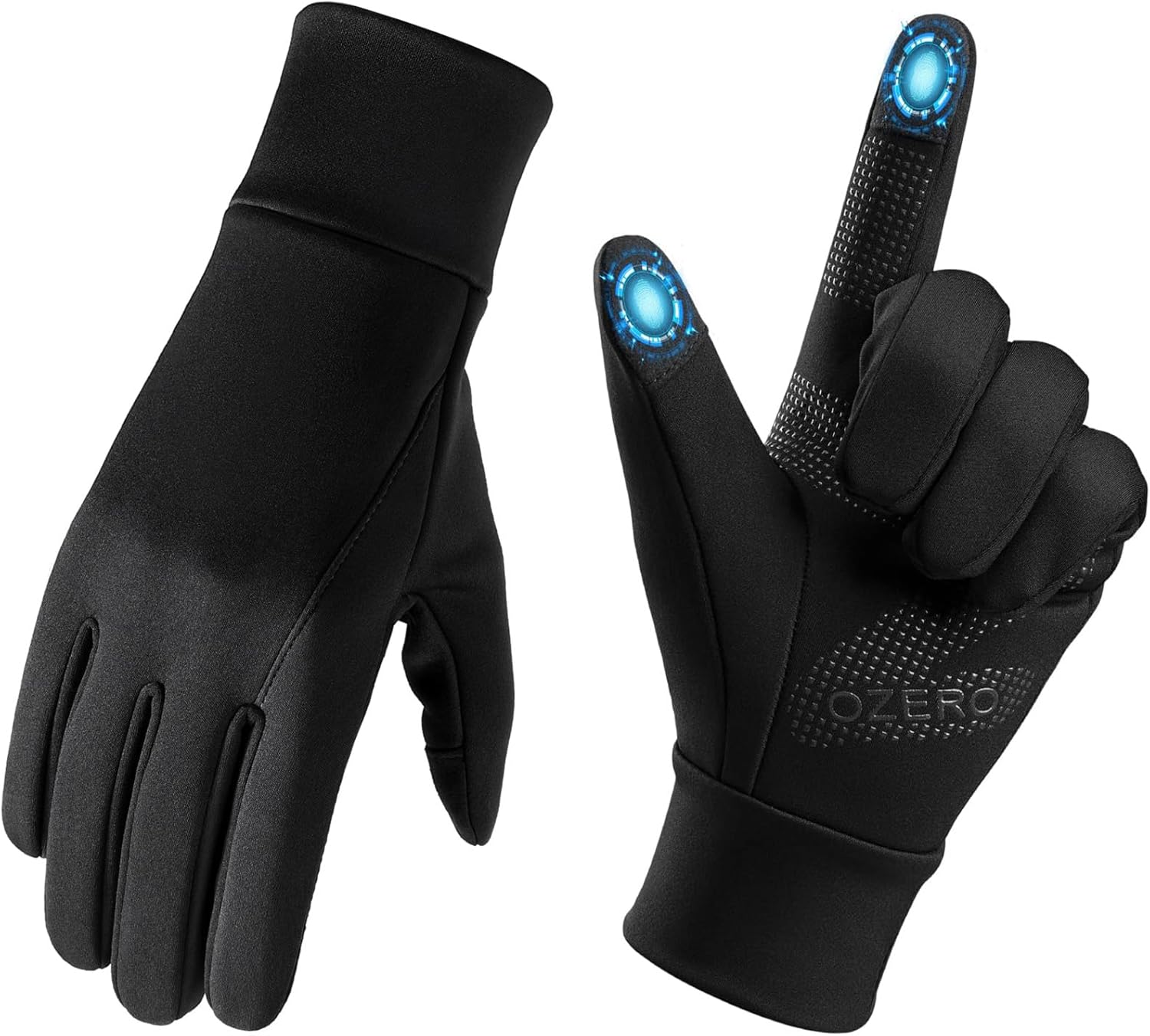 OZERO Winter Gloves Men Women: Thermal Touchscreen Running Gloves with Anti-Slip Grip, Windproof for Driving, Cycling