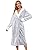 HEEKPEK Women Robes Hooded Fleece Bathrobe Lightweight Long Housecoat Fluffy Warm Kimono Ladies Soft Sleepwear Loungewear