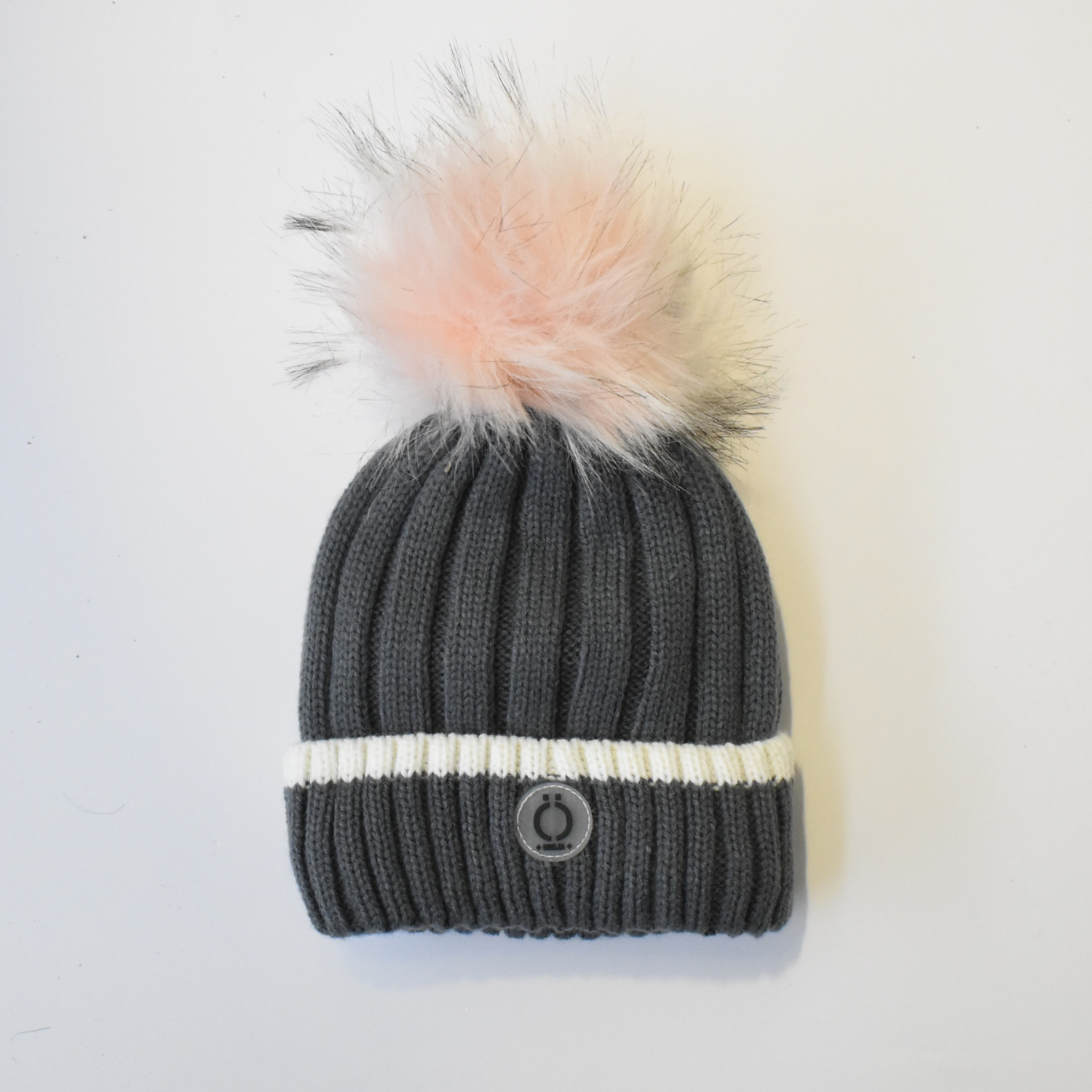 Grey Stripe Tuque