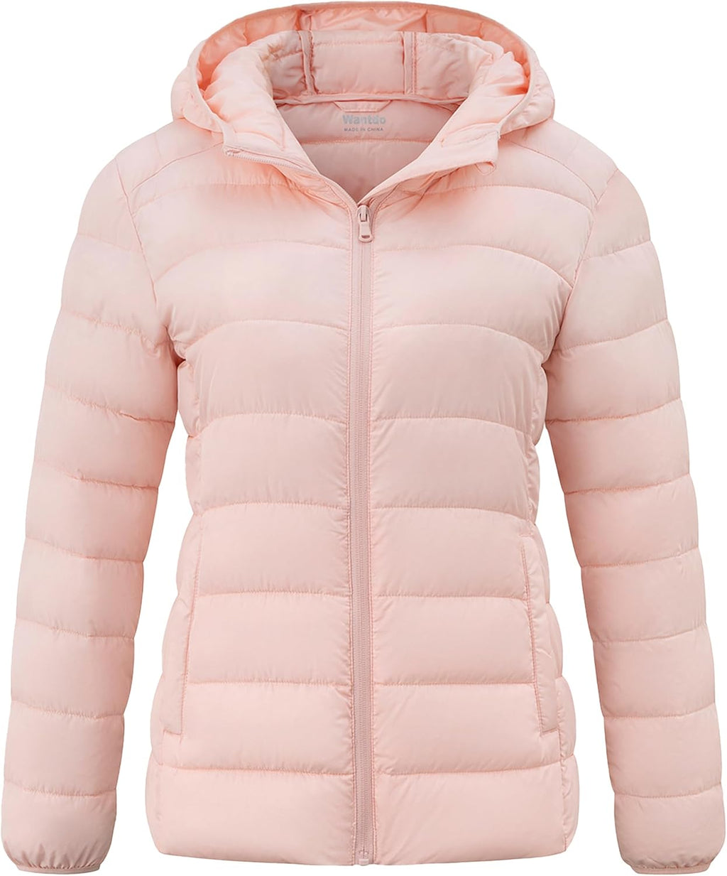 Wantdo Women's Hooded Ultra Light Weight Short Down Jacket