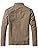WenVen Men's Cotton Canvas Lightweight Military Jacket Casual Field Windbreaker