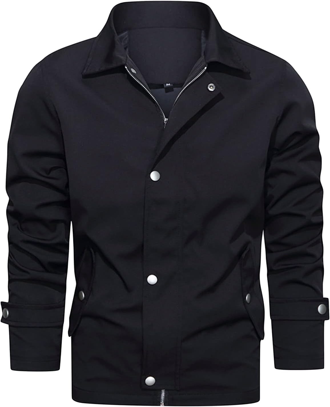 Men's Lightweight Waterproof Bomber Jacket Casual Athletic Varsity Coats Full Zipper Hiking Thin Windbreaker