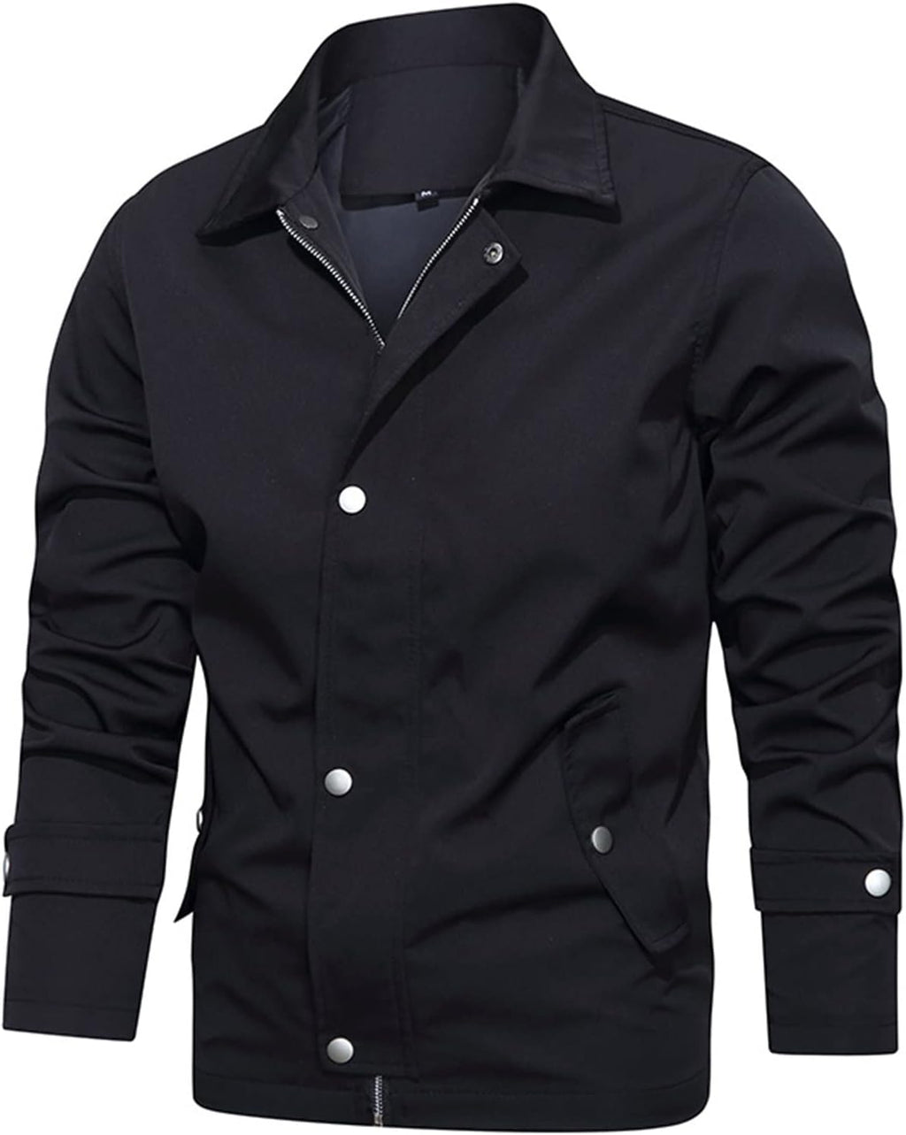 Men's Lightweight Waterproof Bomber Jacket Casual Athletic Varsity Coats Full Zipper Hiking Thin Windbreaker