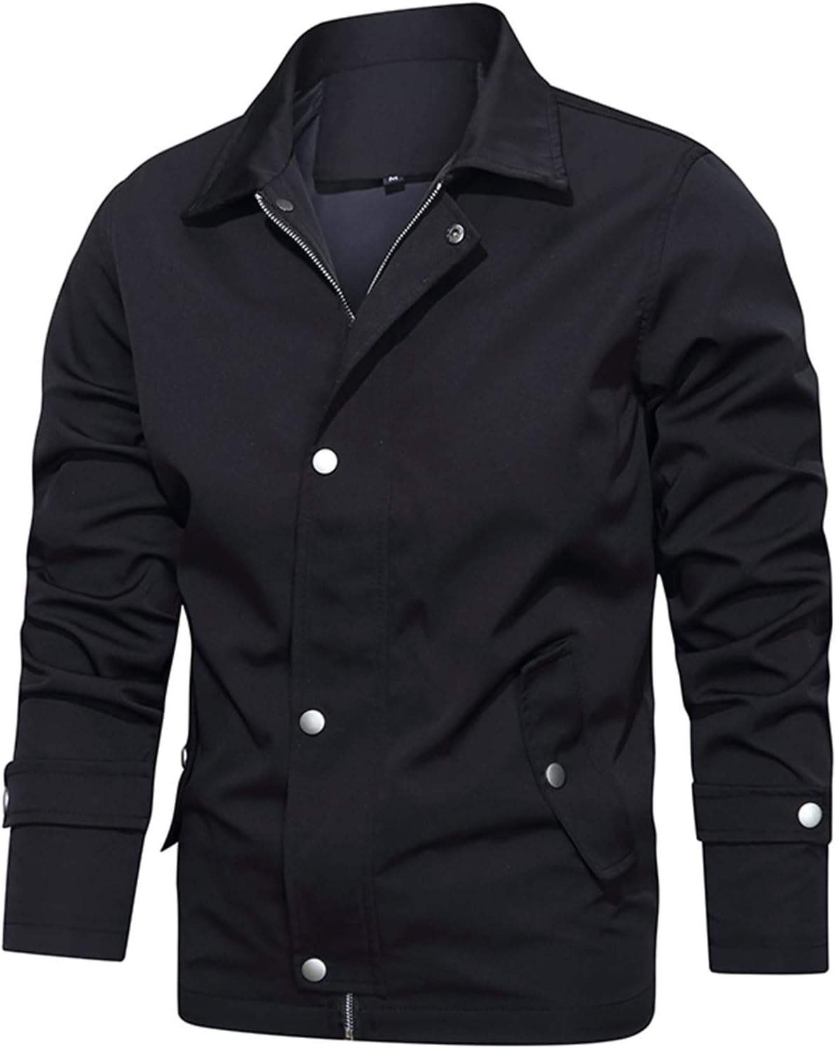 Men's Lightweight Waterproof Bomber Jacket Casual Athletic Varsity Coats Full Zipper Hiking Thin Windbreaker