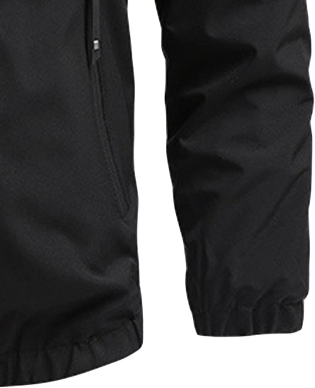 JEShifangjiusu Mens Rain Jacket Waterproof Lightweight Thin Windbreaker Zip Pocket Winter Down Jacket With Hooded Hiking Coat