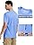 TACVASEN UPF 50+ UV Protection Fishing Shirt Quick Dry SPF Shirt Tshirt Men Lightweight for Running Cycling Jogging SPF 50 Shirt Men Quick Dry