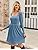 Zeagoo Women Casual Dress with Pockets Winter Sweater Dress 2025 Blue