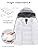 Wantdo Men's Quilted Winter Vest Warm Thicken Sleeveless Puffer Jacket with Detachable Hood