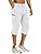 TACVASEN Men's Capri Pants Long Shorts Below Knee Cargo Shorts 3/4 Hiking Lightweight Quick Dry with Pockets for Workout