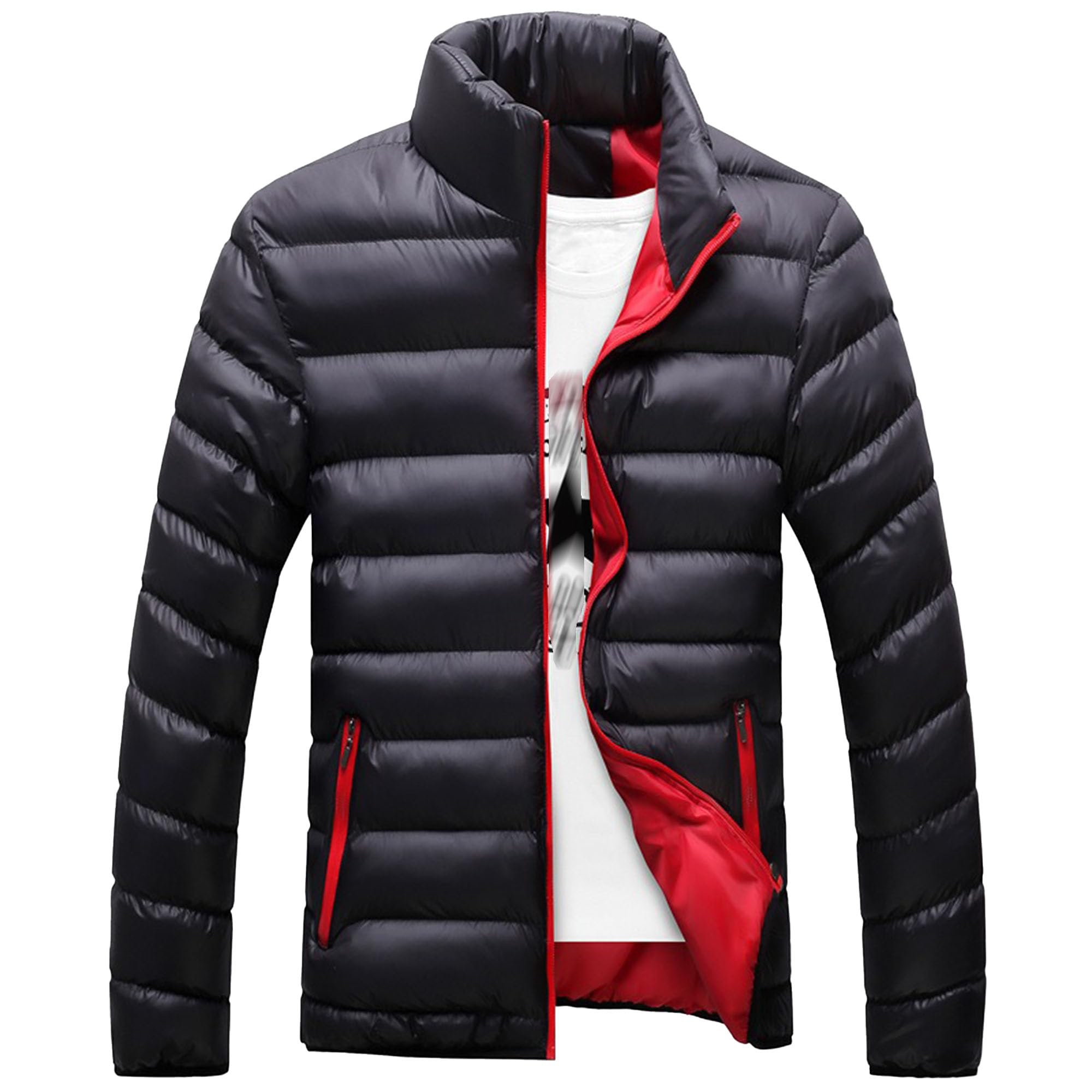Maiyifu-GJ Men's Winter Down Coats Lightweight Warm Waterproof Thicken Jacket Winter Hiking Outerwear