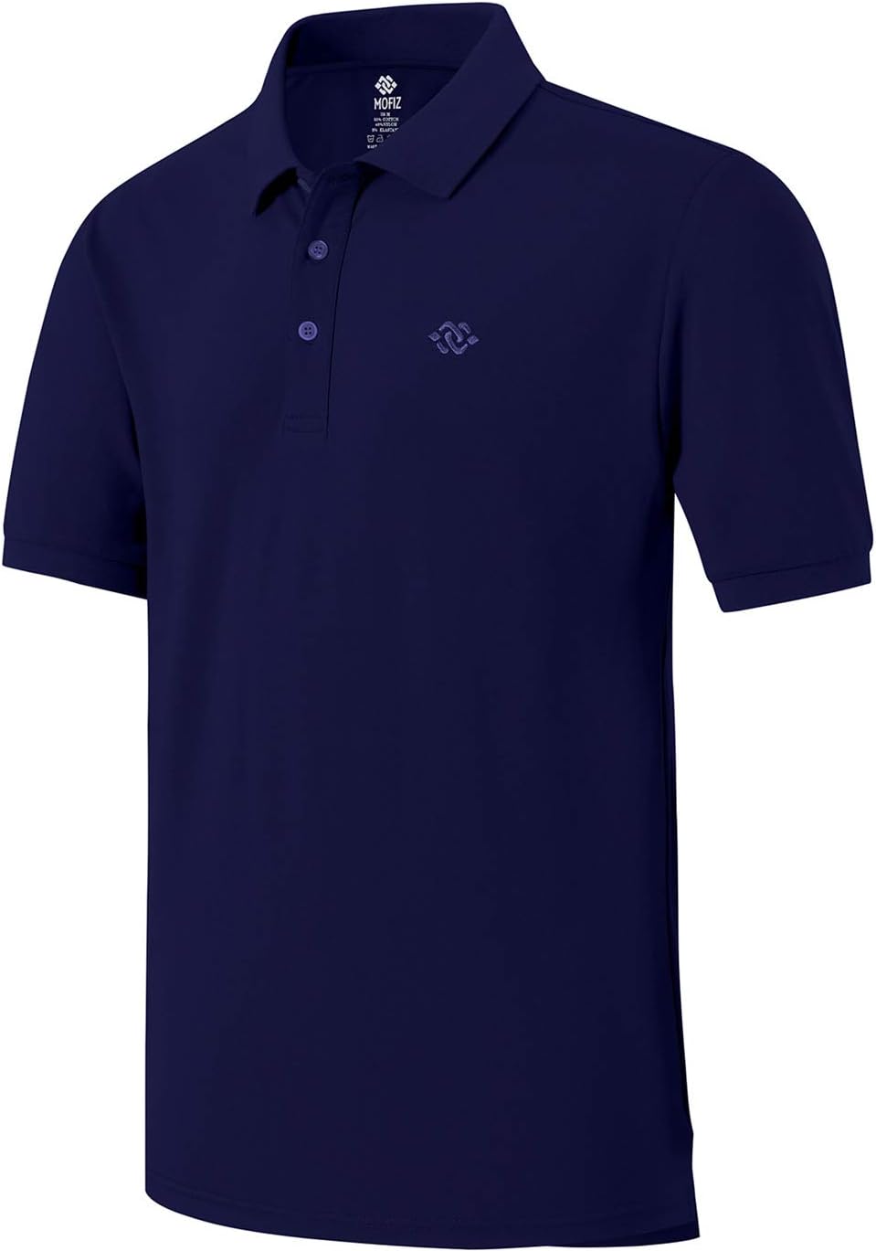 MoFiz Men's Golf Shirts Sports Polo Shirts Active Tee&Shirts Short Sleeve T-Shirt Classic Jersey Shirts