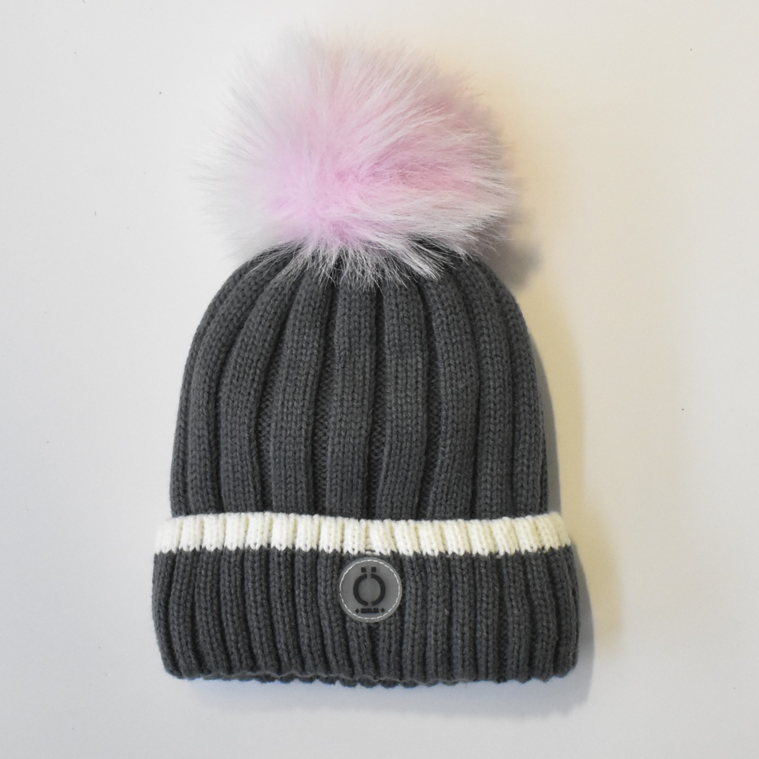 Grey Stripe Tuque