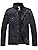 WenVen Men's Casual Washed Cotton Military Jacket