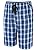 MoFiz Men's Sleepwear Shorts Pajama Bottom Lounge Short Plaid Button Open Fly 3Pack