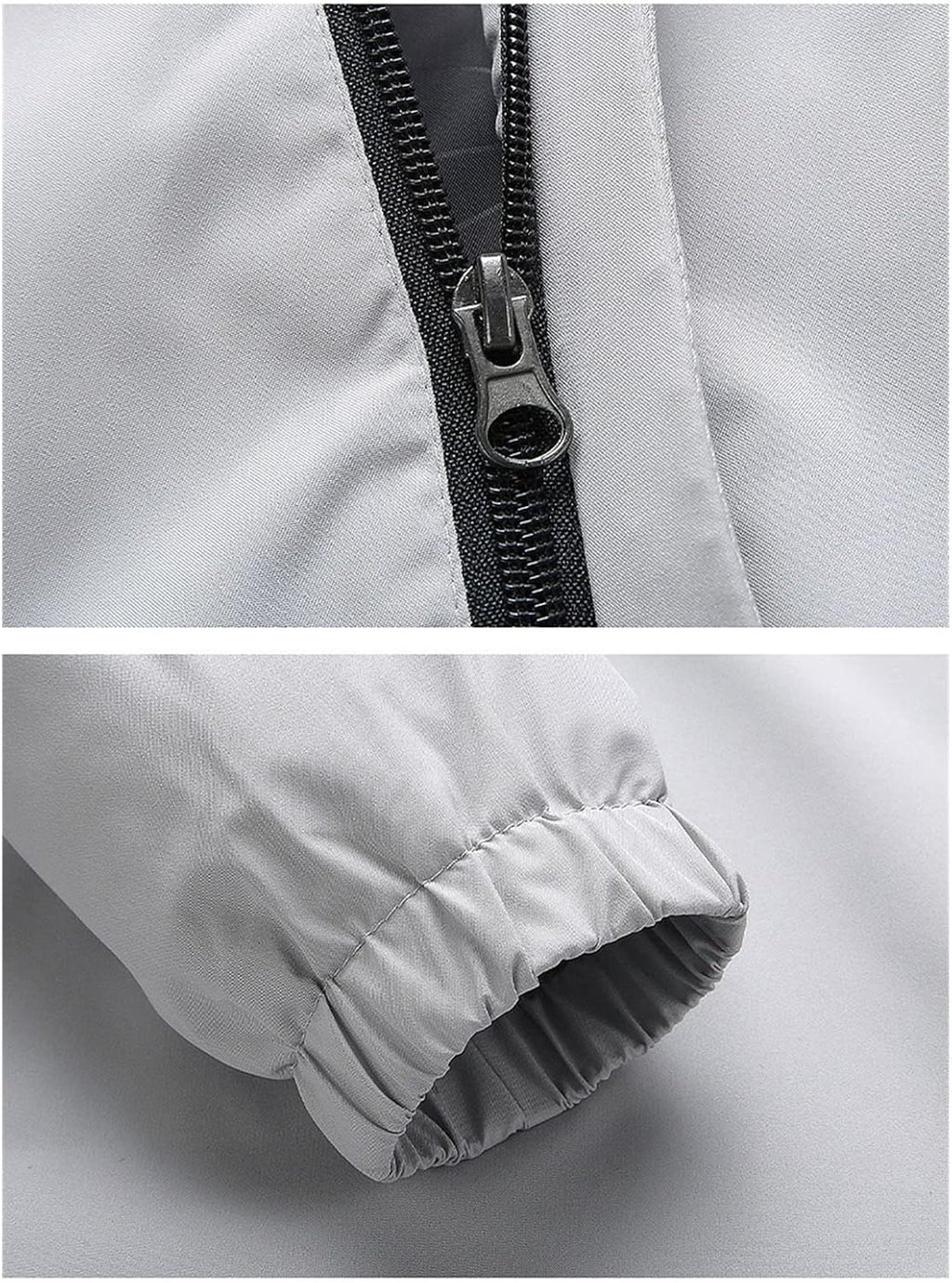 JEShifangjiusu Men'S Lightweight Active Water Resistant Casual Sportswear Hooded Rain Jacket Warm Waterproof Hiking Coat