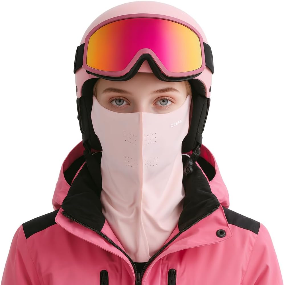 OZERO Windproof Ski Mask Neck Gaiter - UV Face Cover for Men Women, Breathable for Cycling, Hiking, Skiing & Winter Sports