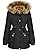 HEEKPEK Womens Fall Jackets Fleece Lined Parka Jacket Hooded Long Warm Coat with Faux Fur Hood Pockets Winter Overcoat