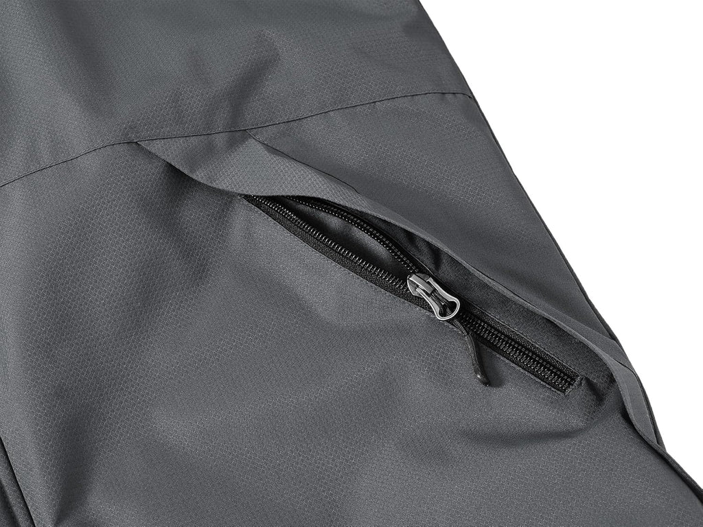 MoFiz Men's Waterproof Ski Jacket Warm Winter Snow Coat Mountain Windbreaker Hooded Thicken Fleece Parka Zip Pockets