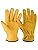OZERO Leather Work Gloves for Men: Cowhide Gardening Gloves with Reinforced Palms for Heavy Duty Construction/Weeding/Yard