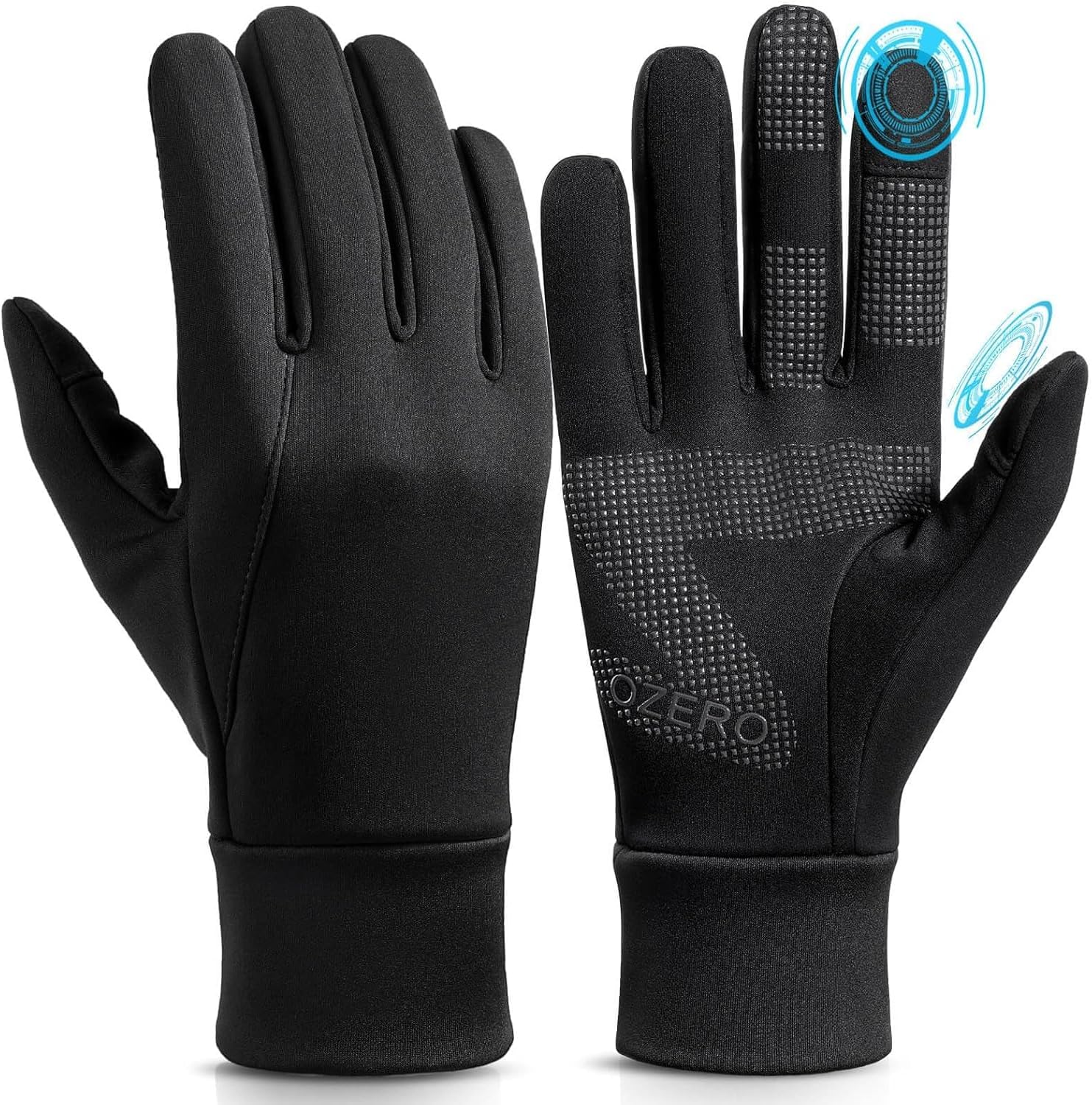 OZERO Winter Thermal Gloves Men Women Touchscreen Anti Slip Water Resistant Windproof in Cold Weather for Driving Cycling