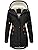 HEEKPEK Womens Coat Fleece Lined Parka Jacket Fall Winter Coat Quilted Hooded Warm Trendy 2025 Outerwear with Pockets