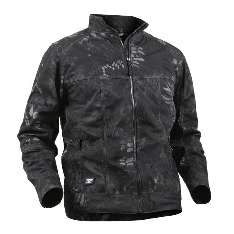 Ripstop Waterproof Windbreaker Mountain Camo Coat FXZ