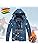 MoFiz Men's Waterproof Ski Jacket Warm Winter Snow Coat Mountain Windbreaker Hooded Thicken Fleece Parka Zip Pockets