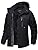 TACVASEN Womens Ski Jacket Snowboard Warm Fleece Lined Hood Winter Jacket For Women Hooded Snow Coat