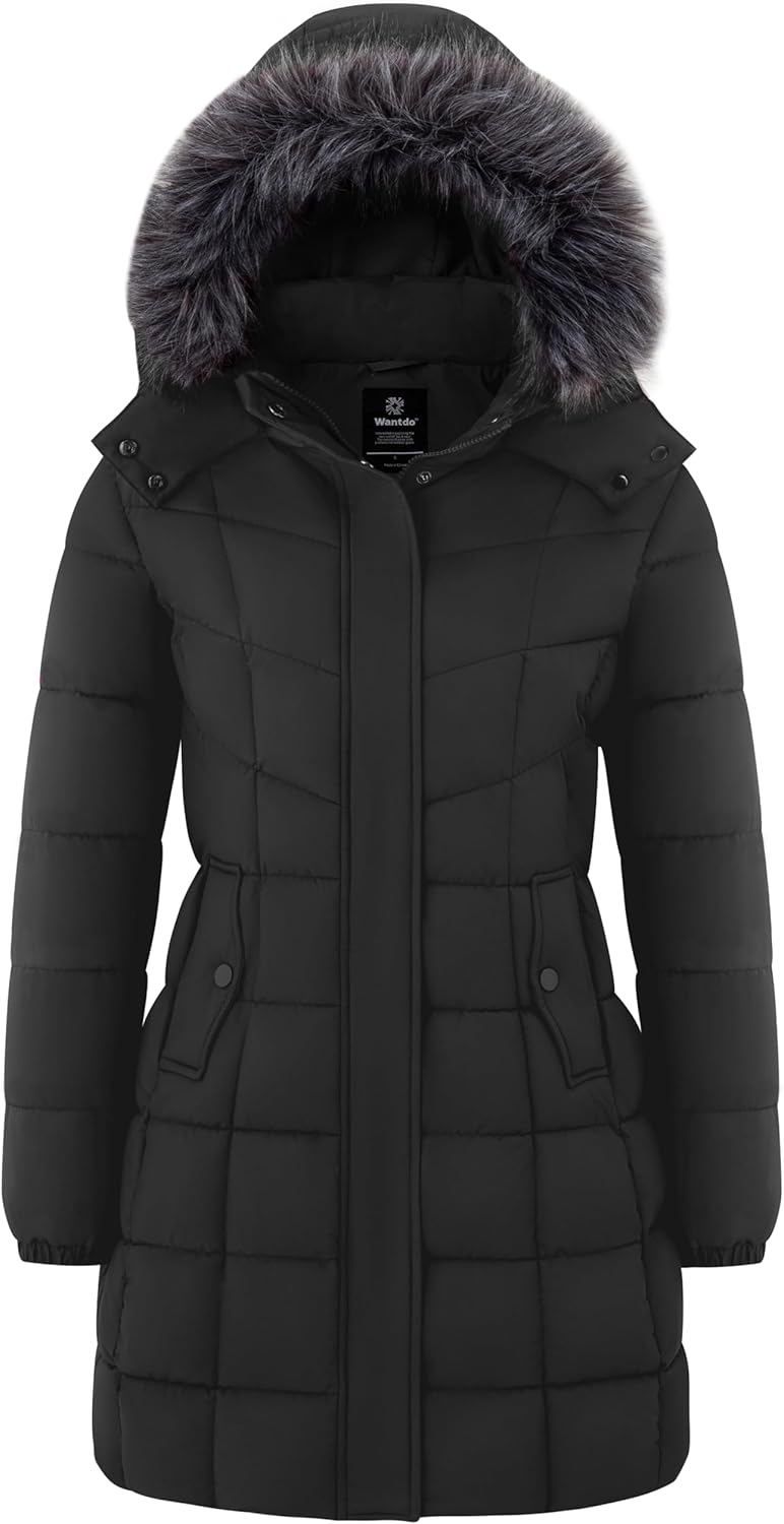 wantdo Women's Winter Jacket Puffer Coat Winter Coats for Women (Available in Plus Size)