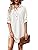Zeagoo Women's Cotton Button Down Shirt Dress Roll-Up Sleeve Collared Linen Casual Tunic Blouse Top